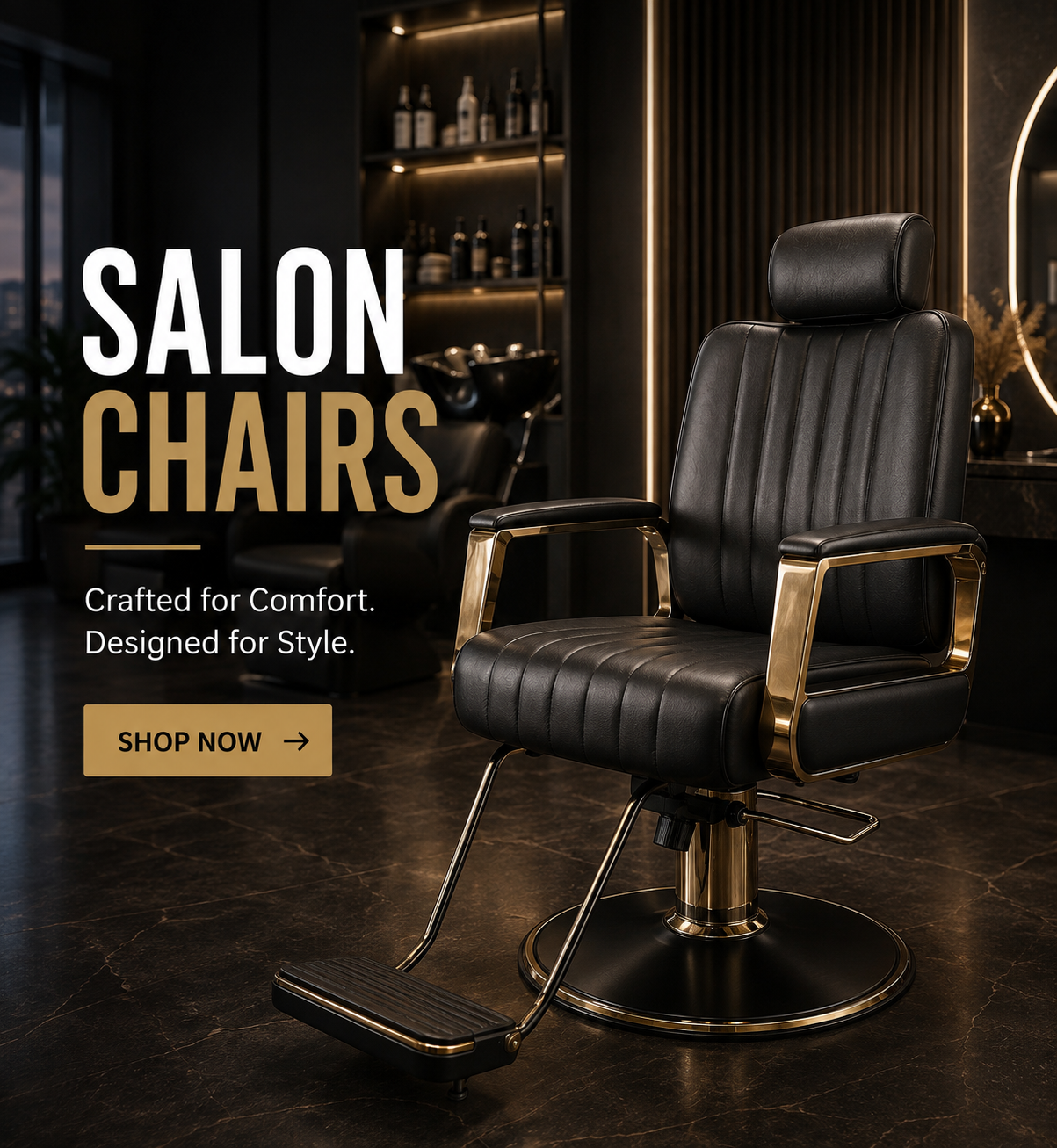 Salon chairs