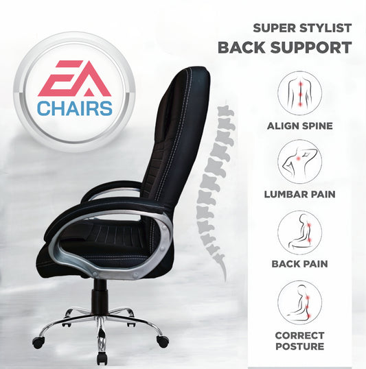 black office chair